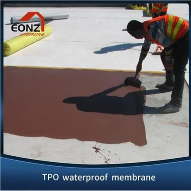 Acoperiș din cauciuc TPO alb